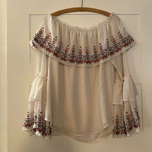 White House Black Market Off the shoulder blouse